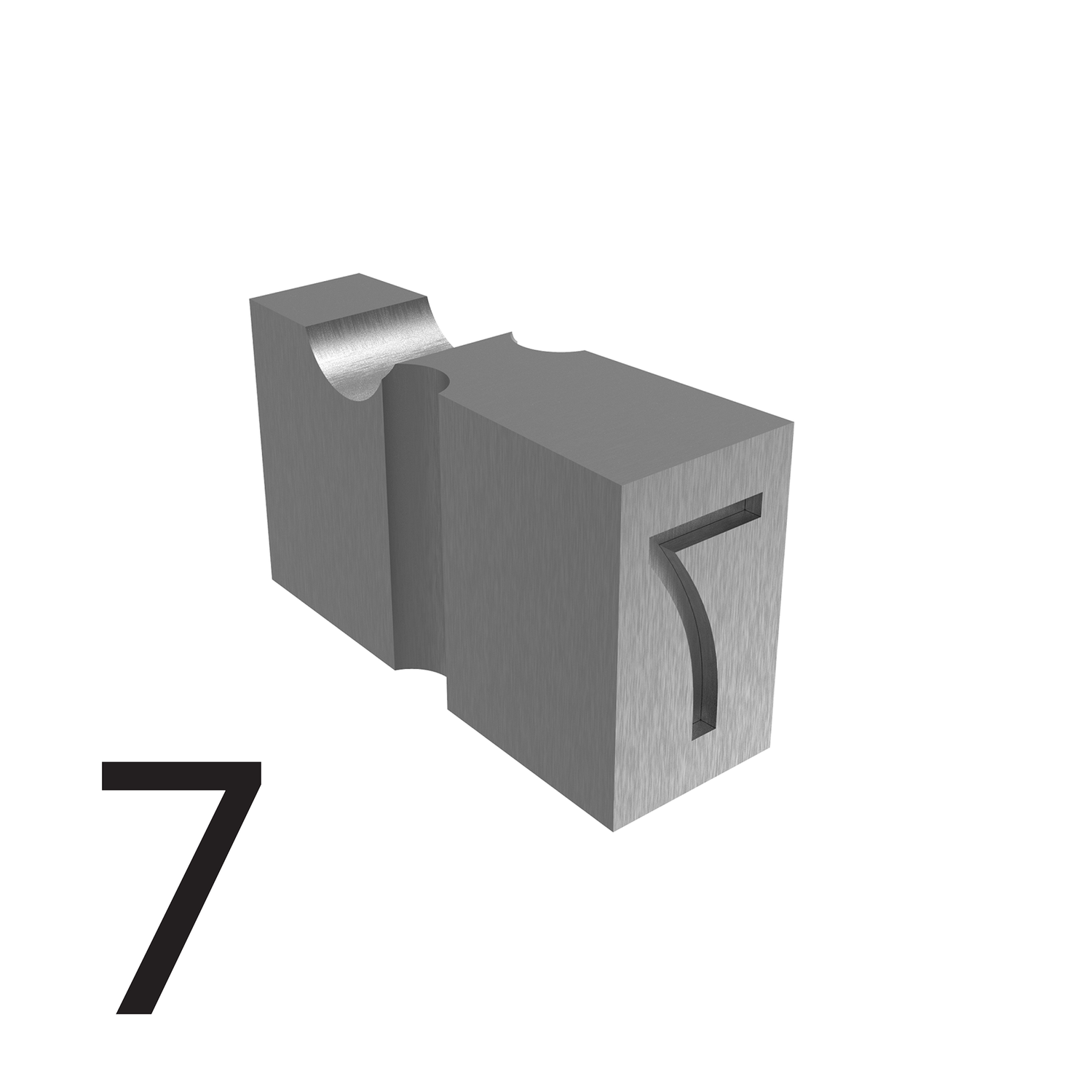 Tipos de relieve de 4,9 mm - 7