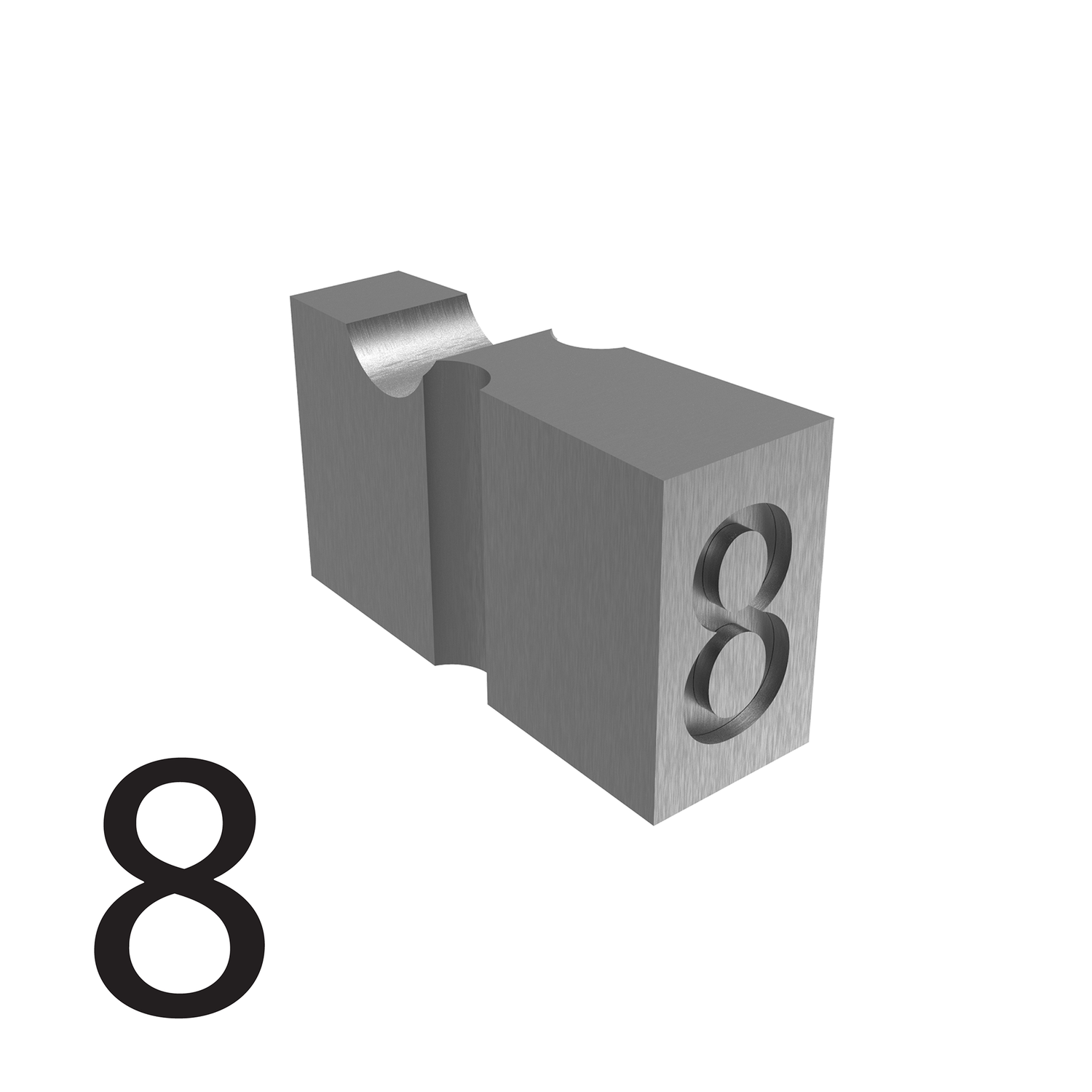 Tipos de relieve de 4,9 mm - 8