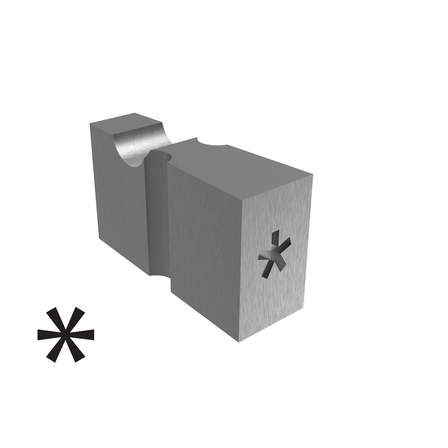 Tipos de relieve de 4,9 mm - Asterisk