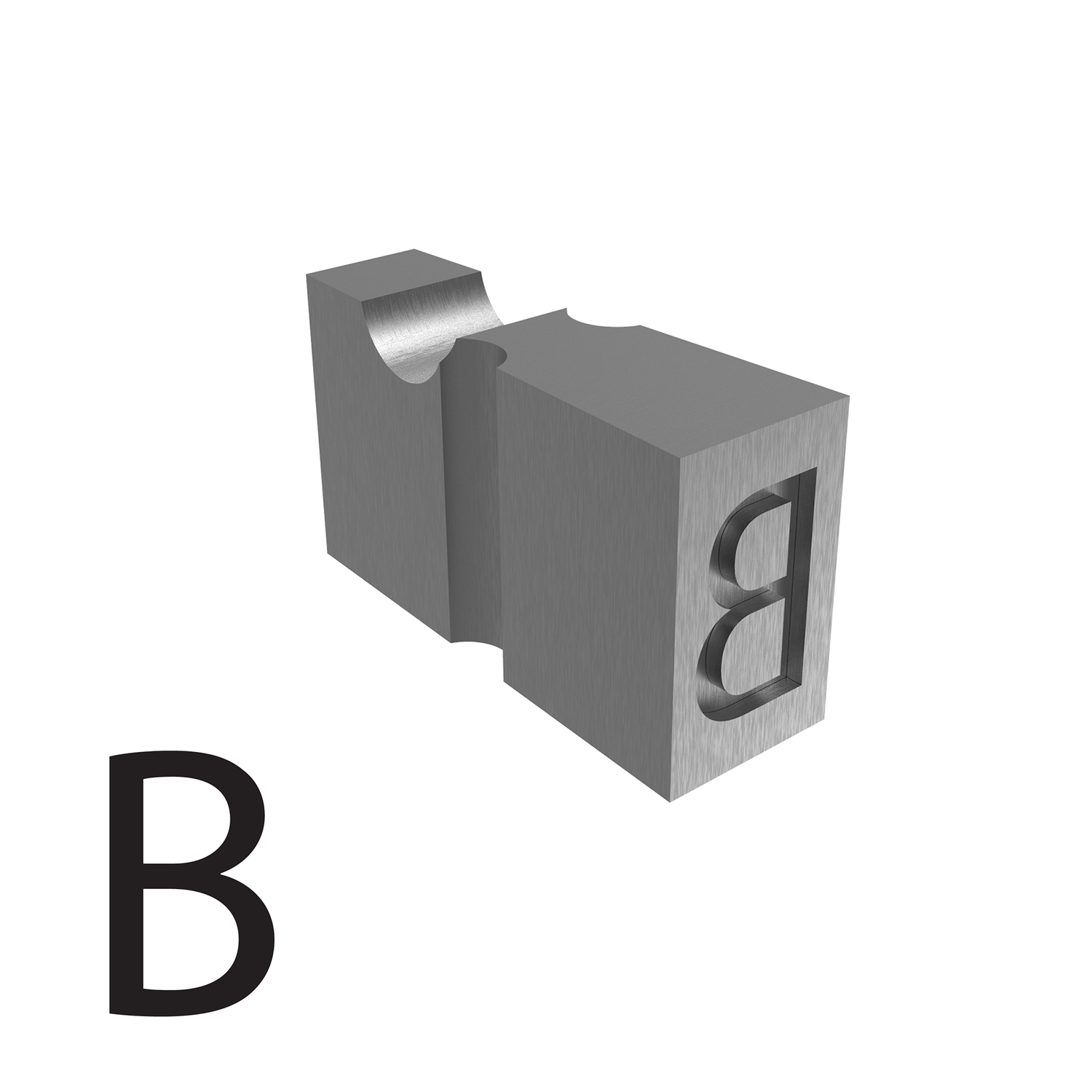 Tipos de relieve de 4,9 mm - B