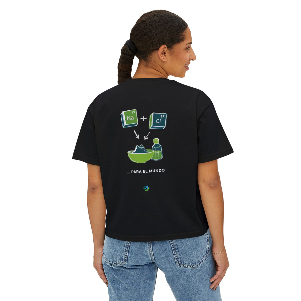 Women's Boxy Tee - 'Sé Luz y Sal'