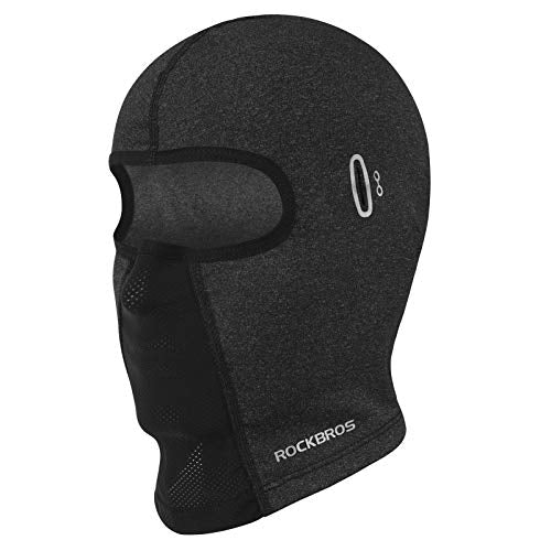 ROCKBROS - Gorro térmico de ciclismo, pasamontañas a prueba de viento, unisex, cálido