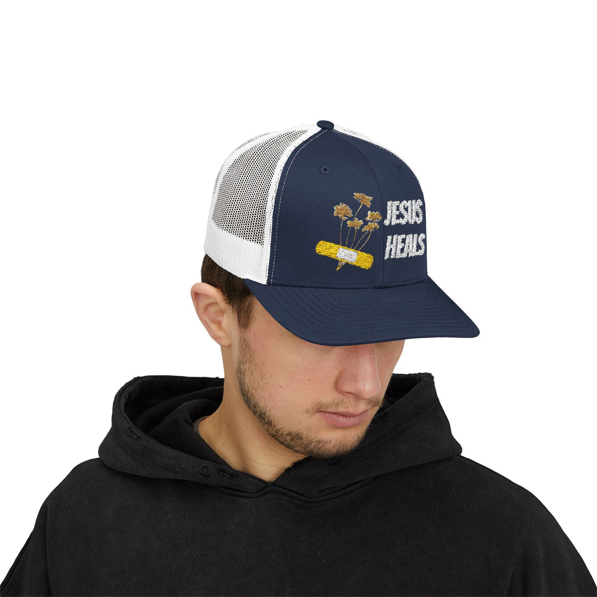 Trucker Cap — "Jesus Heals"