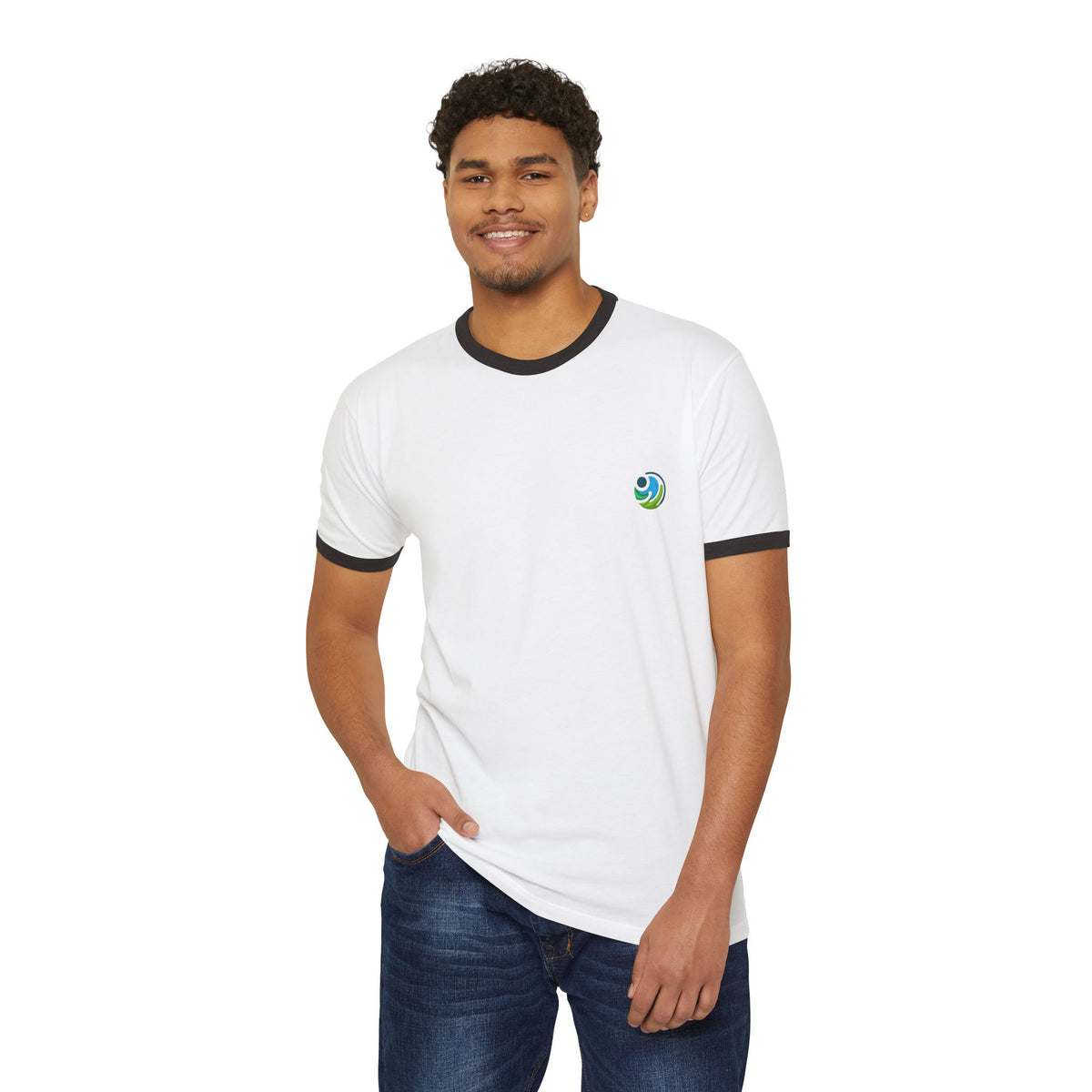 Ringer T-Shirt — 'Dios Hace Mucho Con Poco'