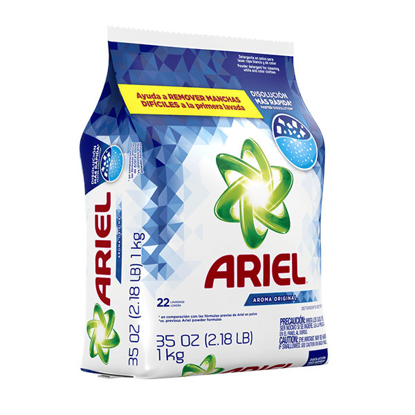 Ariel Laundry Detergent Powder Original 22 LD 35 oz box of 9 units