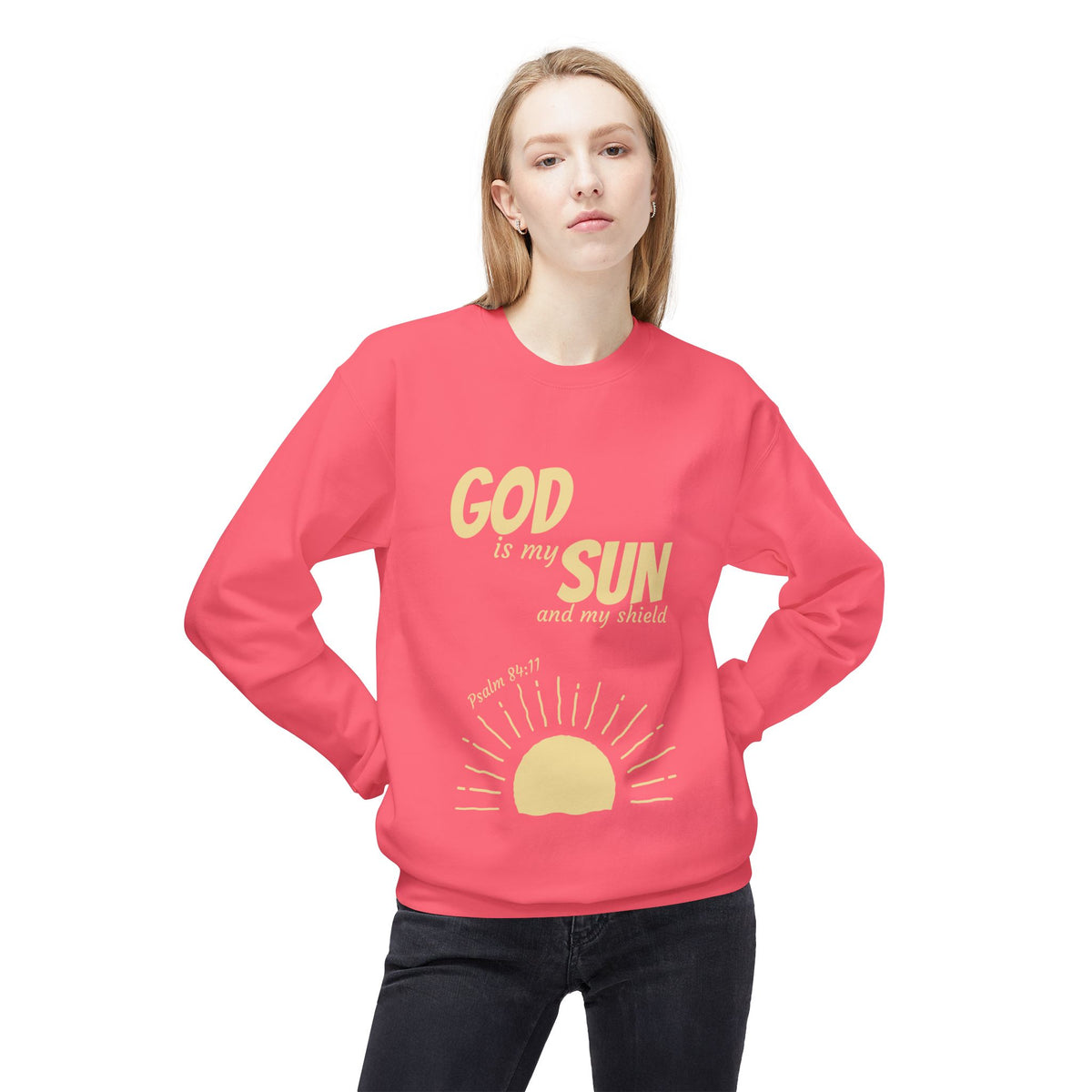 God is my Sun Crewneck Sweatshirt