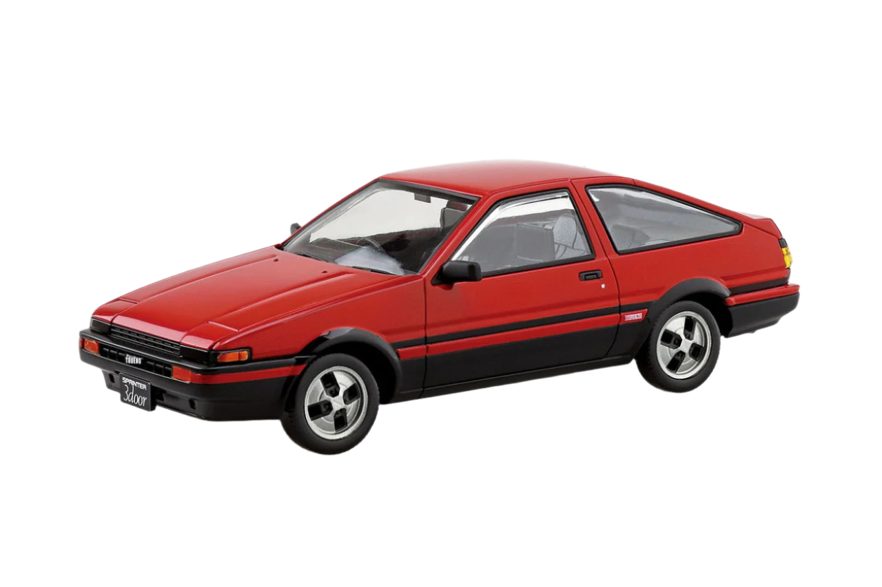 Aoshima: 1/32 The Snap Kit Toyota Sprinter Trueno (High-Flash Two Tone) 1/32 Scale Model Kit 