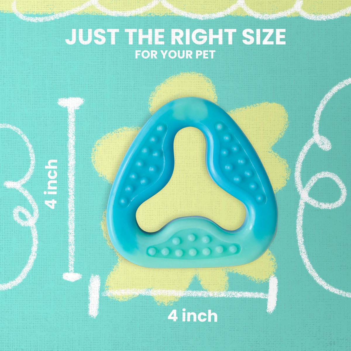 Go Stuff Yourself Triangle – Eco-Friendly Treat Puzzle Toy