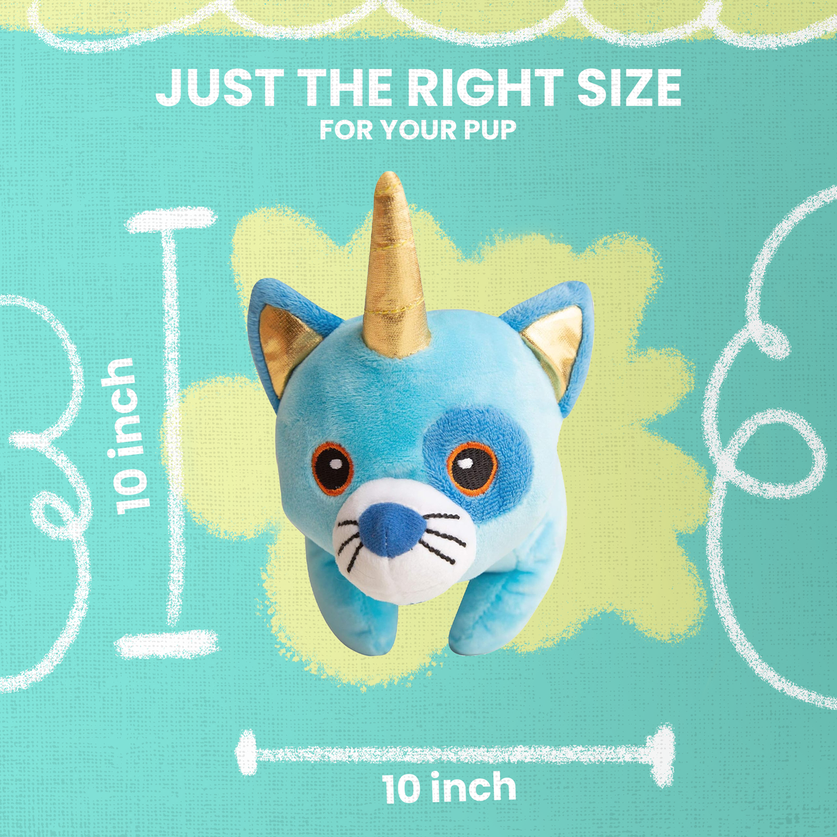 Juguete para Perro de Peluche Caticornio Kit
