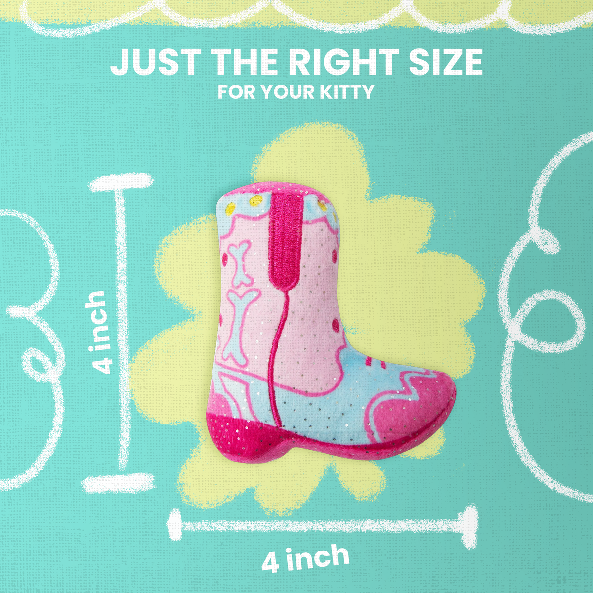 Juguete de peluche con forma de gatito para gatos, con hierba gatera, diseño de bota