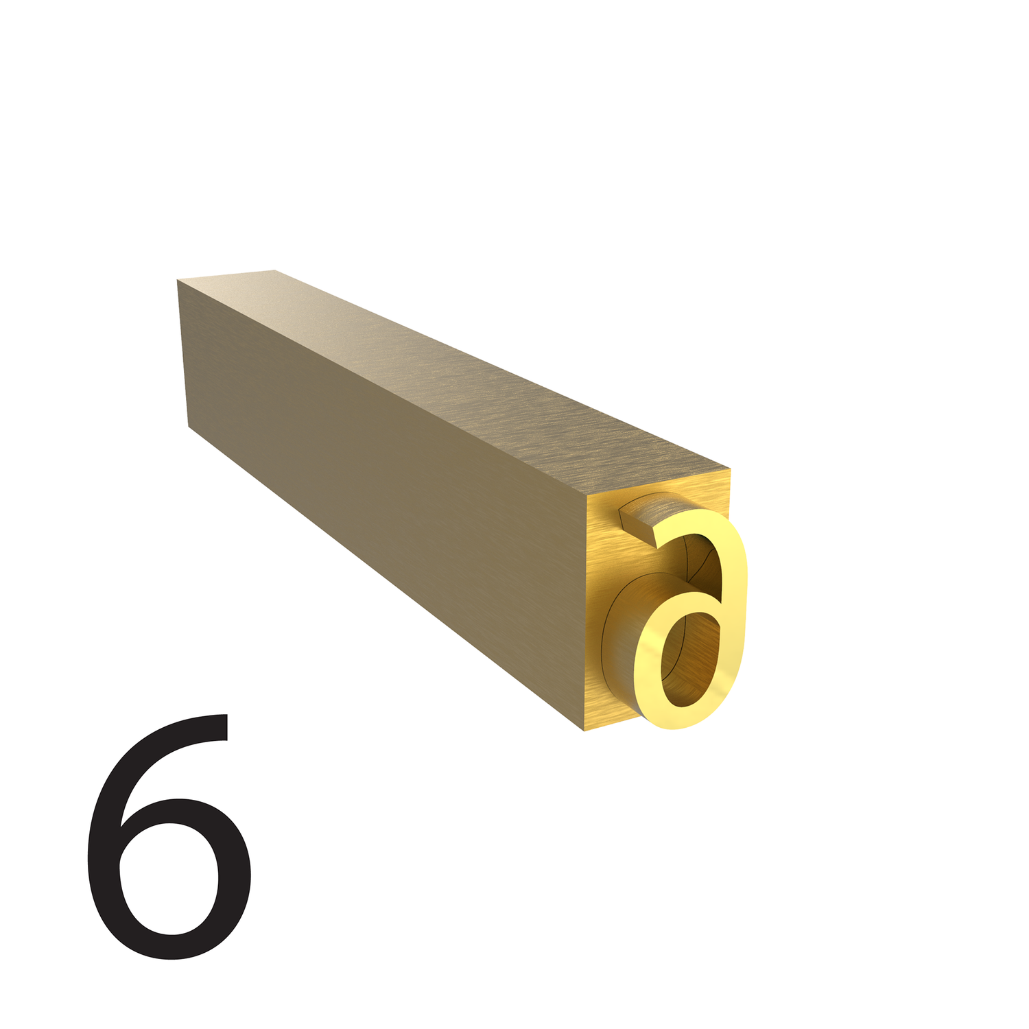 4mm Hot Stamp Type – 6