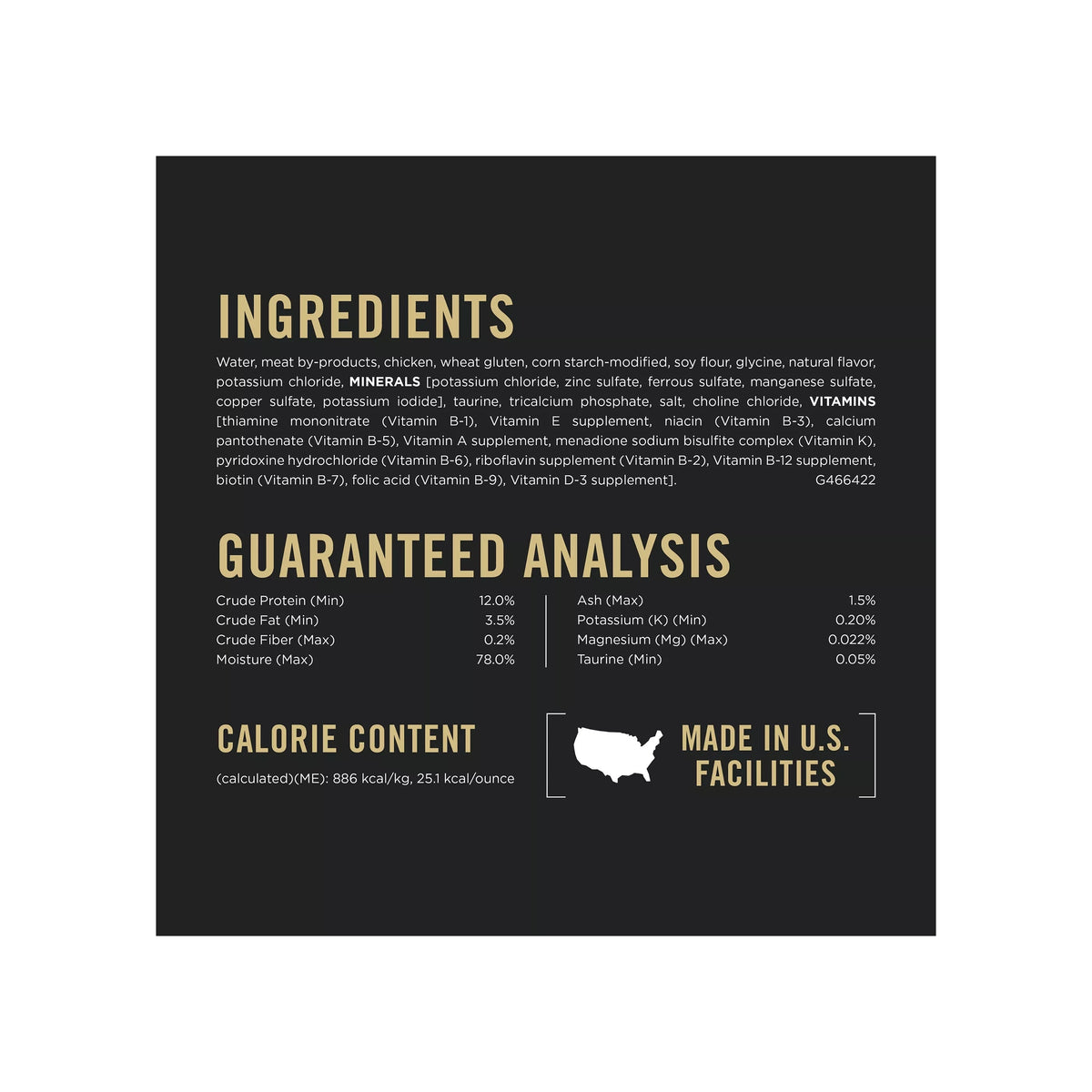 Purina Pro Plan Focus – Urinary Tract Health Chicken Entrée in Gravy (3oz)