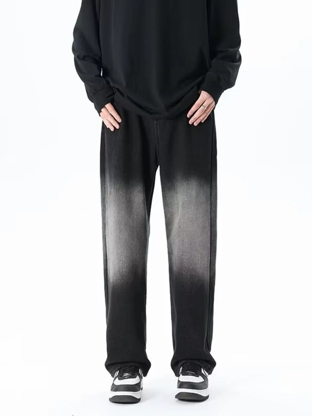 Pantalones Vaqueros Holgados de Talla Grande para Hombre