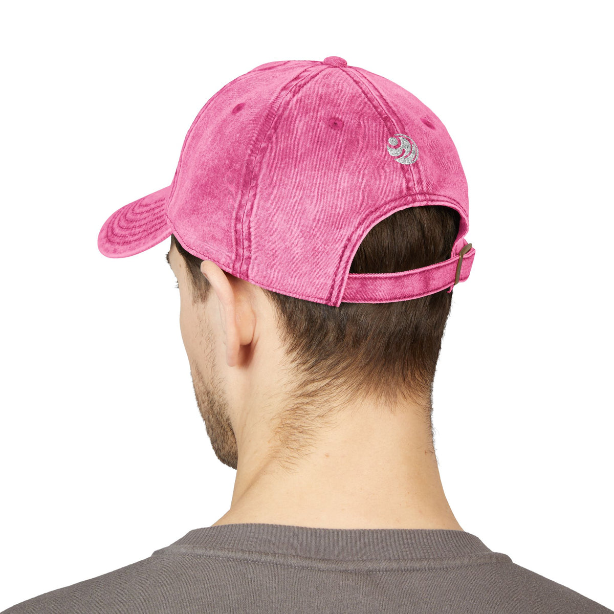 Embroidered Cross Vintage Cap