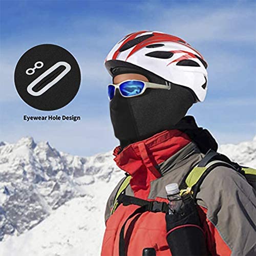 ROCKBROS - Gorro térmico de ciclismo, pasamontañas a prueba de viento, unisex, cálido