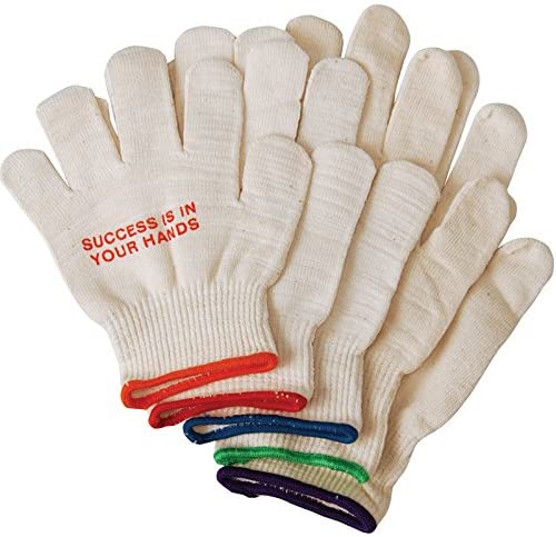 1- GUANTE - Guantes de algodón de lujo para lazar - MORADO - EXTRA GRANDE 