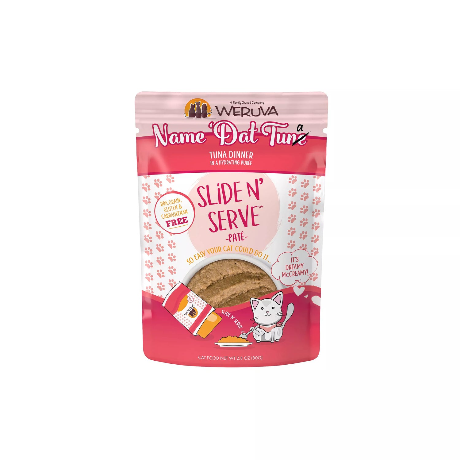 Weruva Slide Dat Atún sobre Paté (2.8 oz)