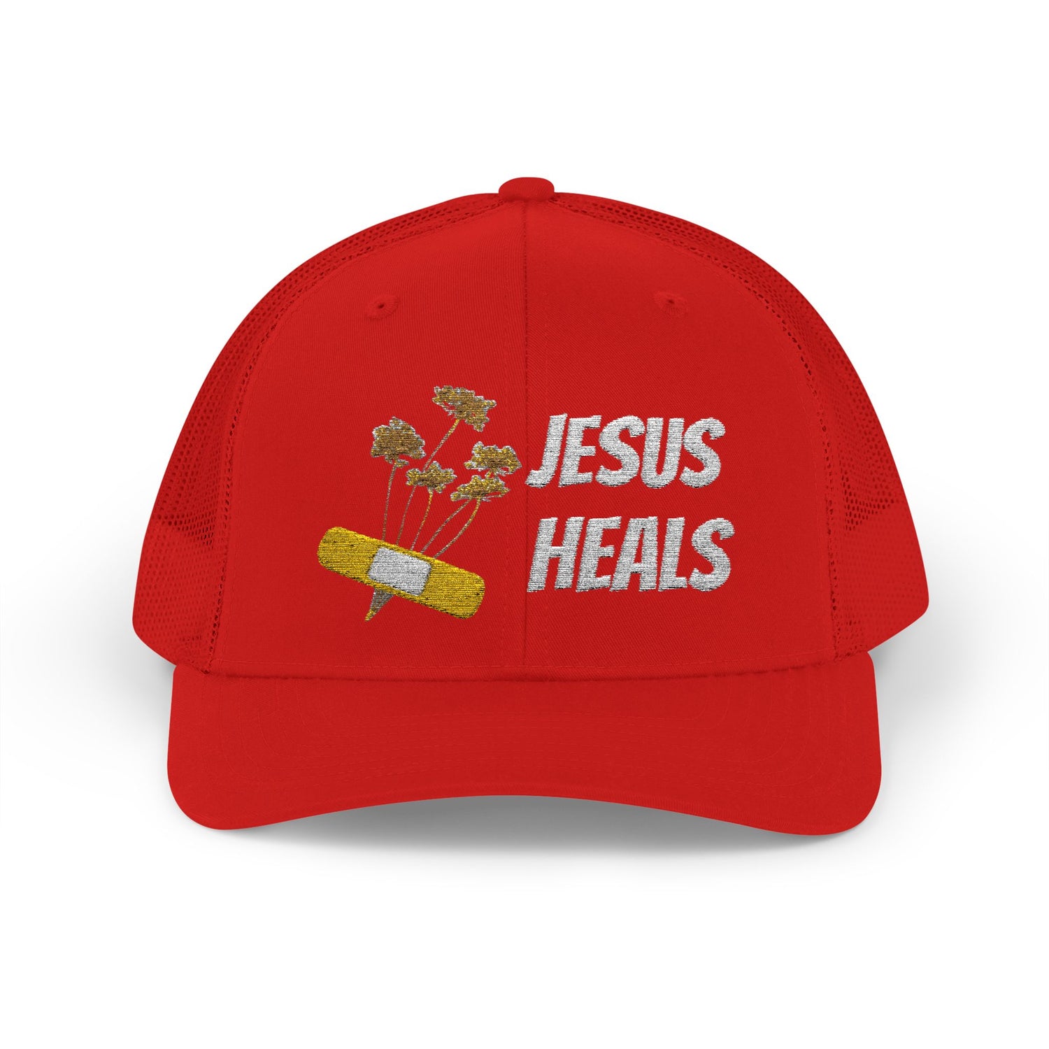 Trucker Cap — "Jesus Heals"