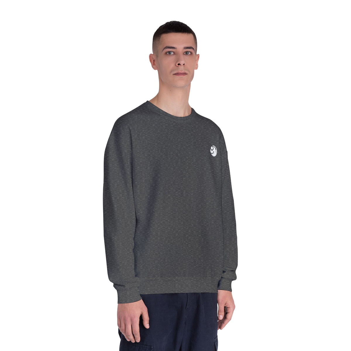Sudadera con cuello redondo — "Con amor eterno te he amado"