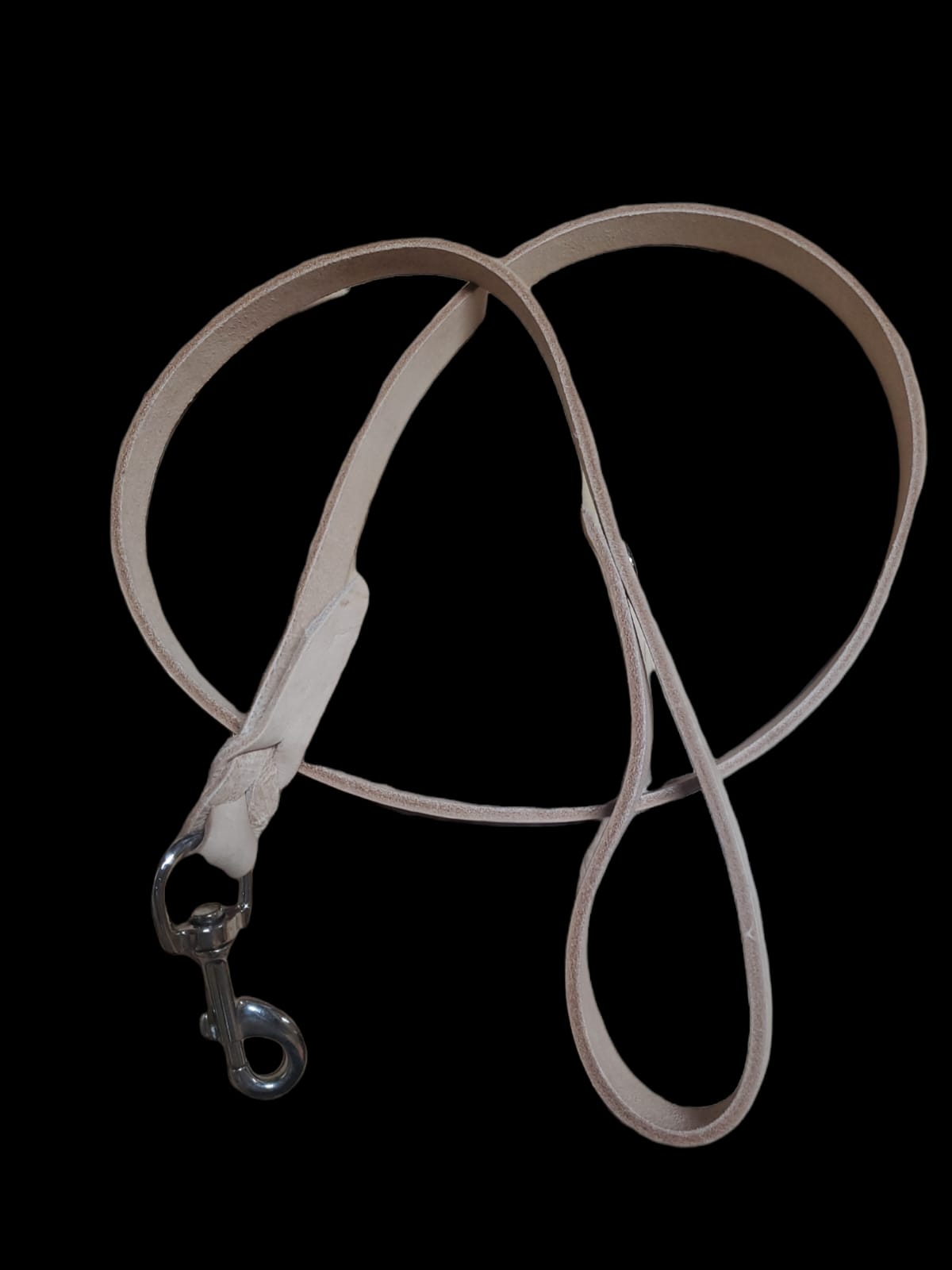 Traílla de cuero de 6" para perros – Aceite ligero