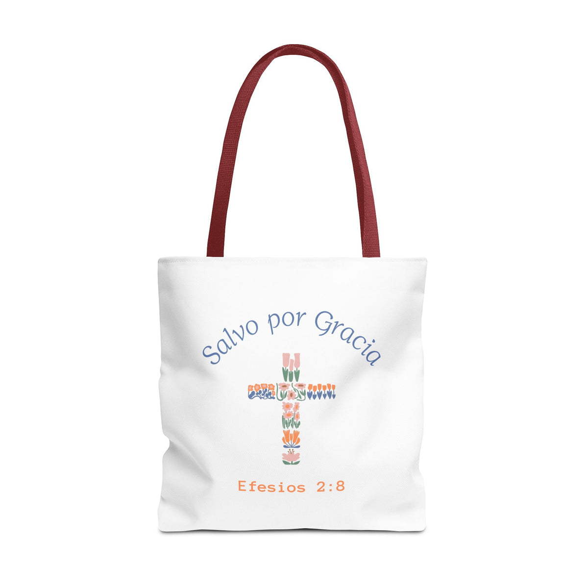 Bolsa de tela cristiana — "Salvo por Gracia"