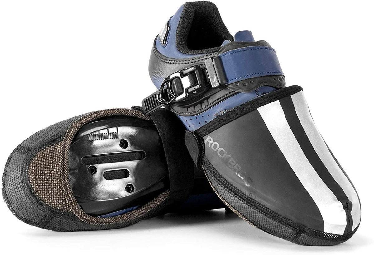 Cubrezapatillas de ciclismo ROCKBROS, calentadores térmicos para dedos del pie, impermeables 