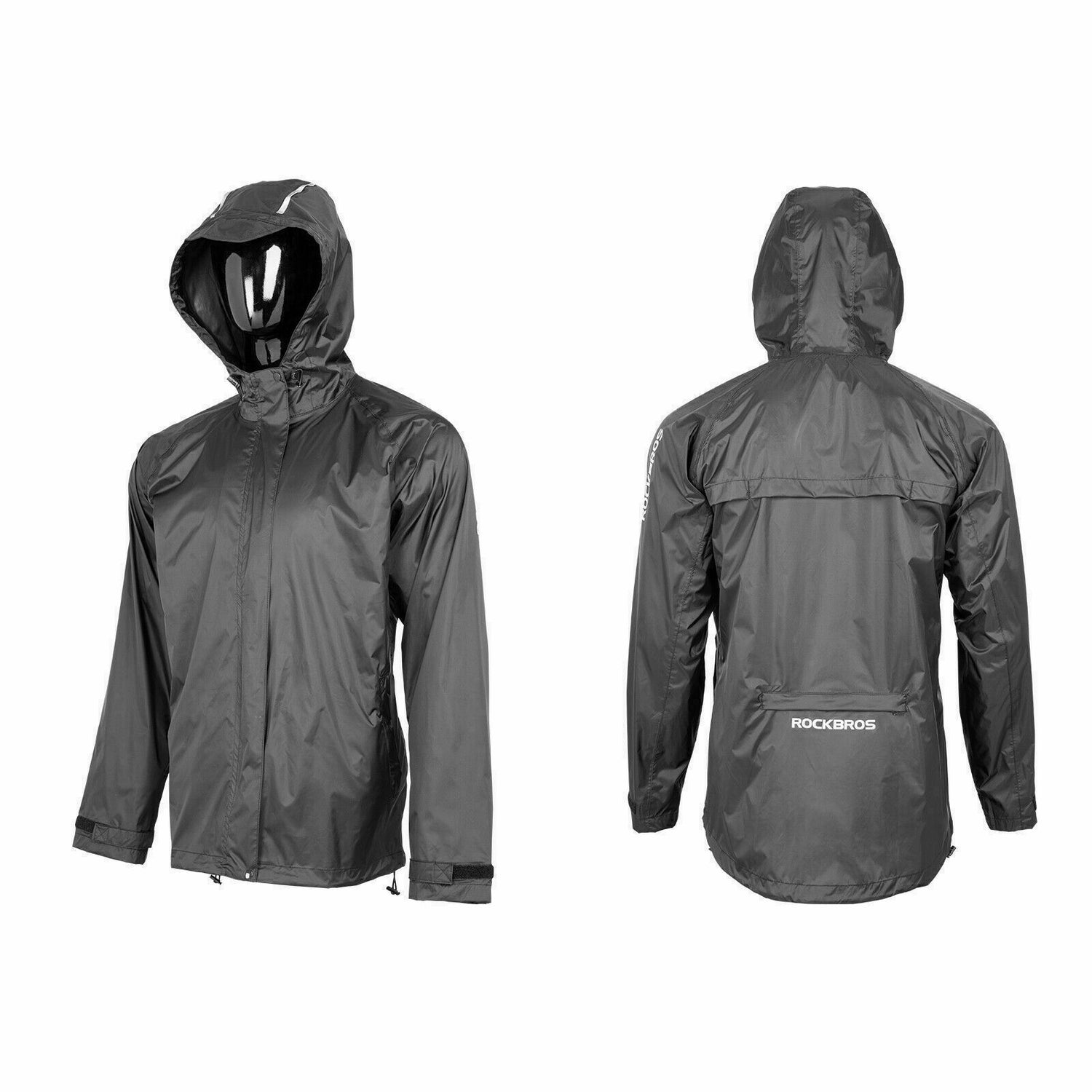 Chaqueta larga impermeable y cortavientos para ciclismo ROCKBROS 