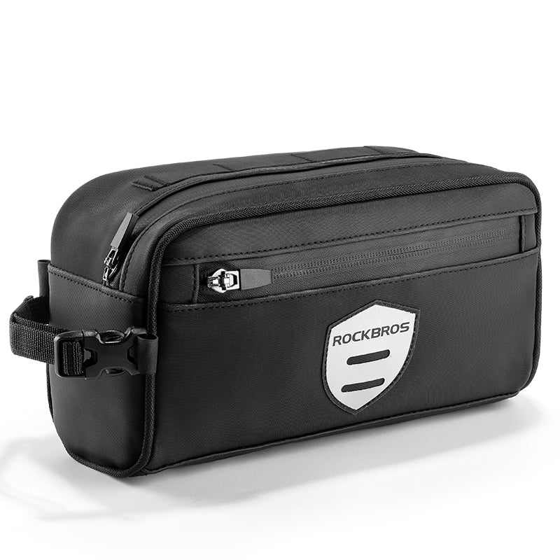 Bolsa de ciclismo ROCKBROS para manillar delantero de bicicleta, impermeable, 2 l