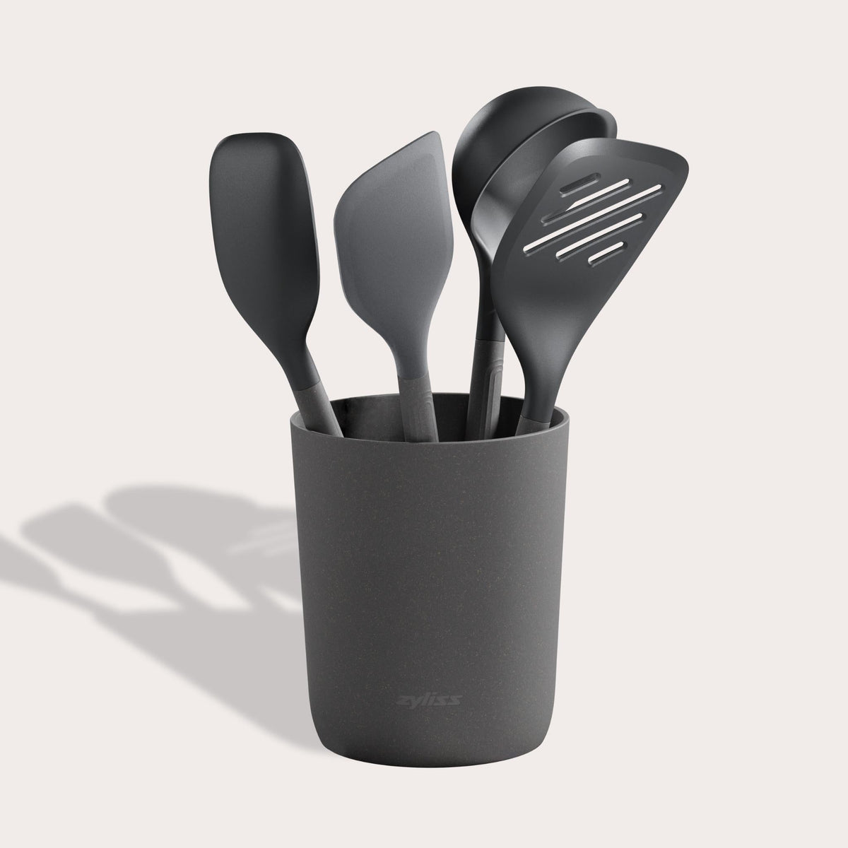 Zyliss 5-Piece Utensil Set (with Storage Bucket)