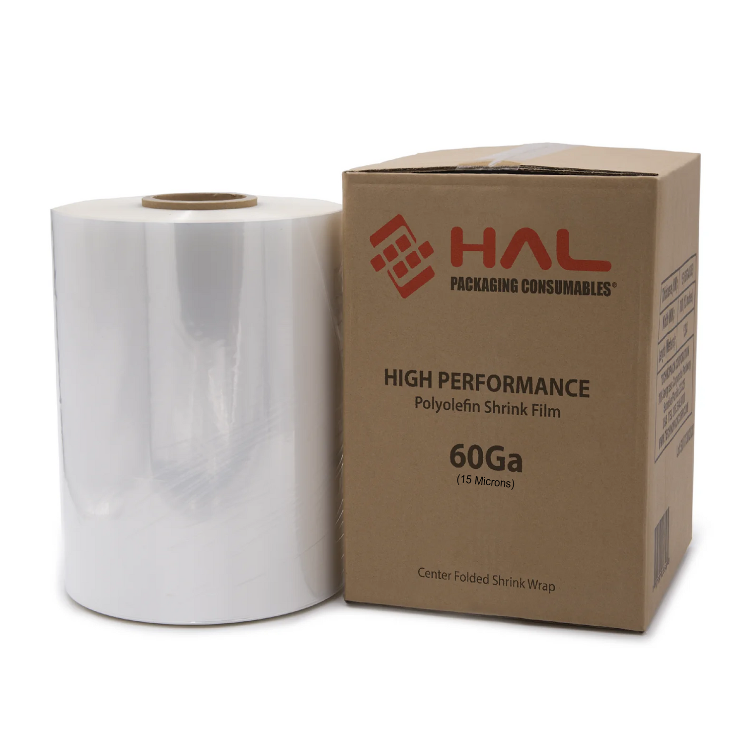 Centerfold POF Shrink Film – 60 Gauge - 16in (406mm)
