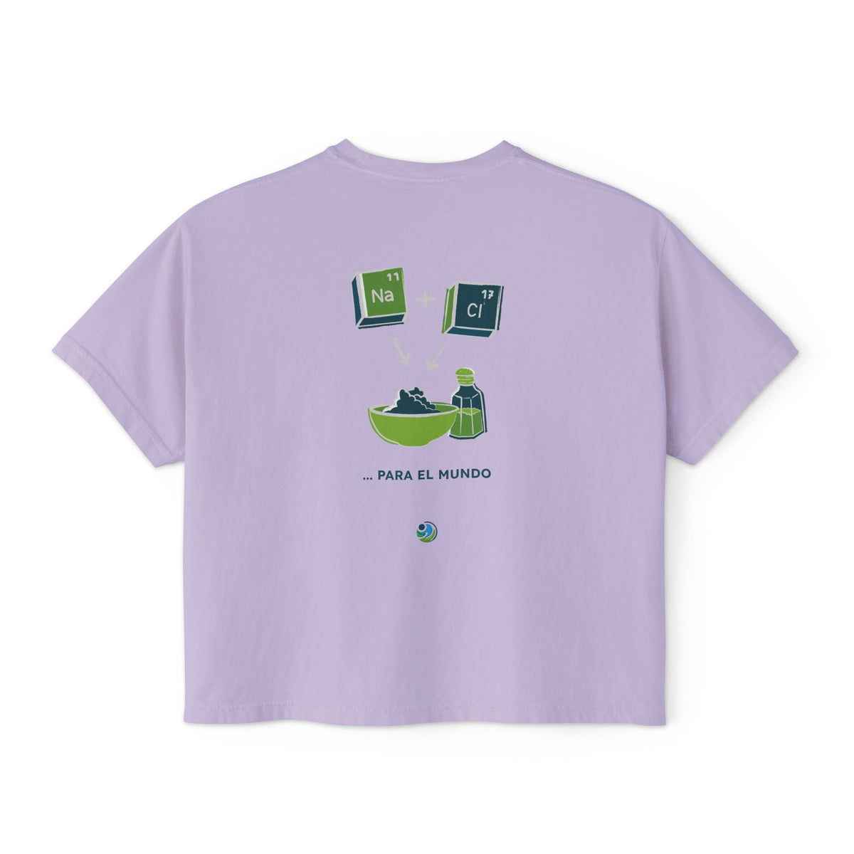 Women's Boxy Tee - 'Sé Luz y Sal'