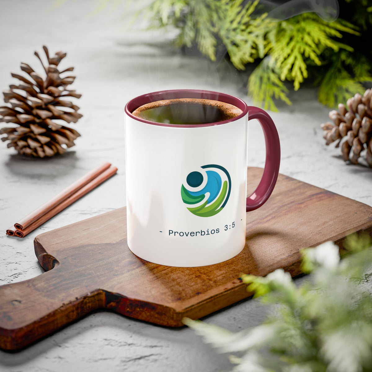 Taza de café Proverbios inspiradores (11 oz/15 oz) — Proverbios 3:5