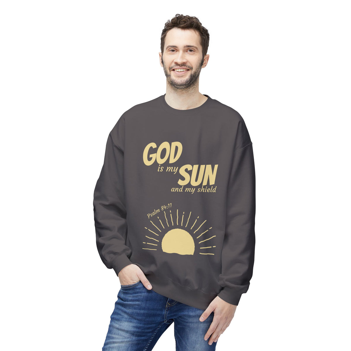 God is my Sun Crewneck Sweatshirt