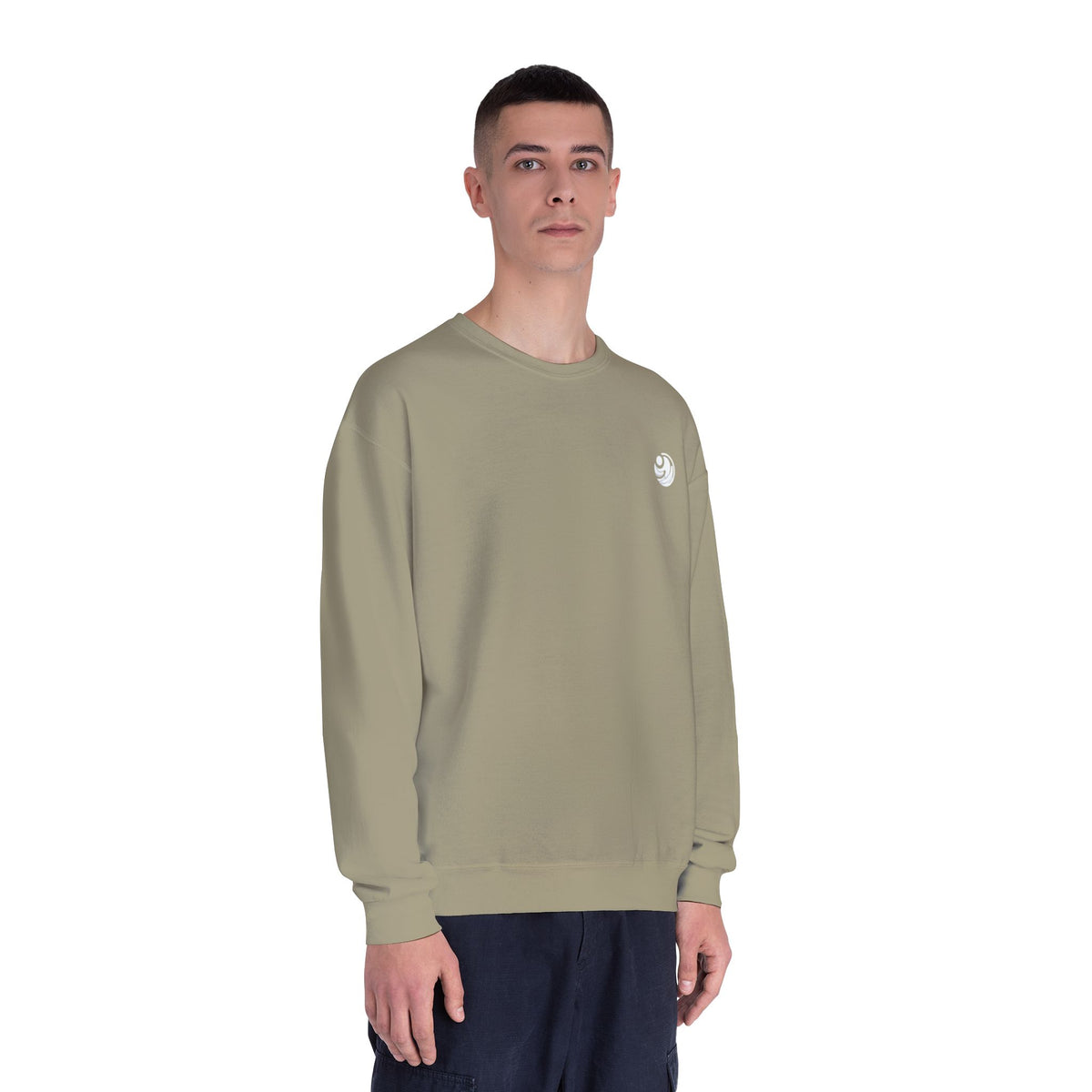 Sudadera con cuello redondo — "Con amor eterno te he amado"
