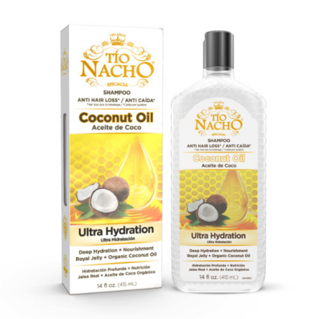 Champú ultrahidratante con aceite de coco Tio Nacho (14 oz)