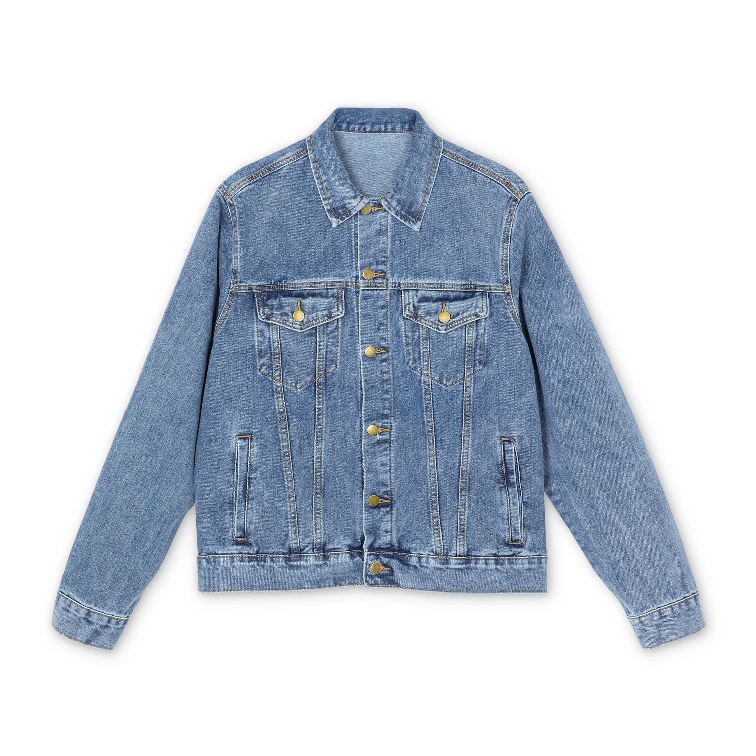 Denim Jacket — "Isaiah 43:2"
