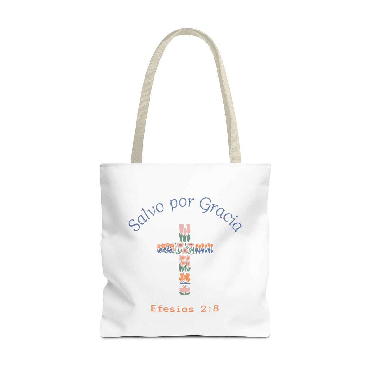 Bolsa de tela cristiana — "Salvo por Gracia"