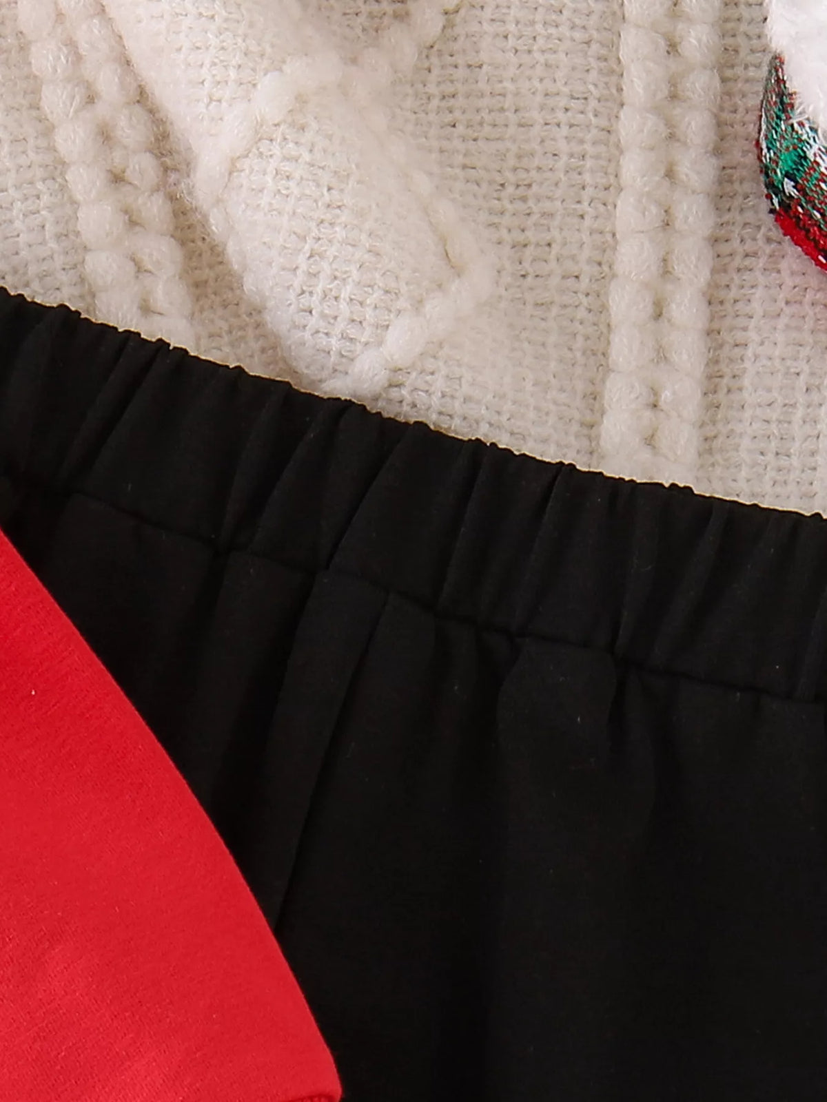 Conjunto de Sudadera con Capucha de Papá Noel y Pantalones para Niños