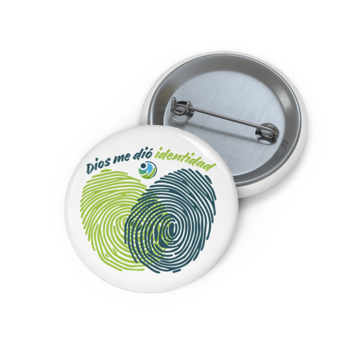 Copia de Pin Button – "Dios me dio identidad"
