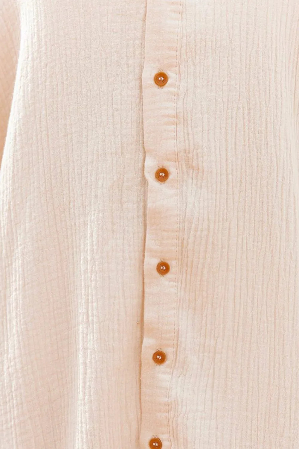 Vestido camisero midi de manga corta con botones
