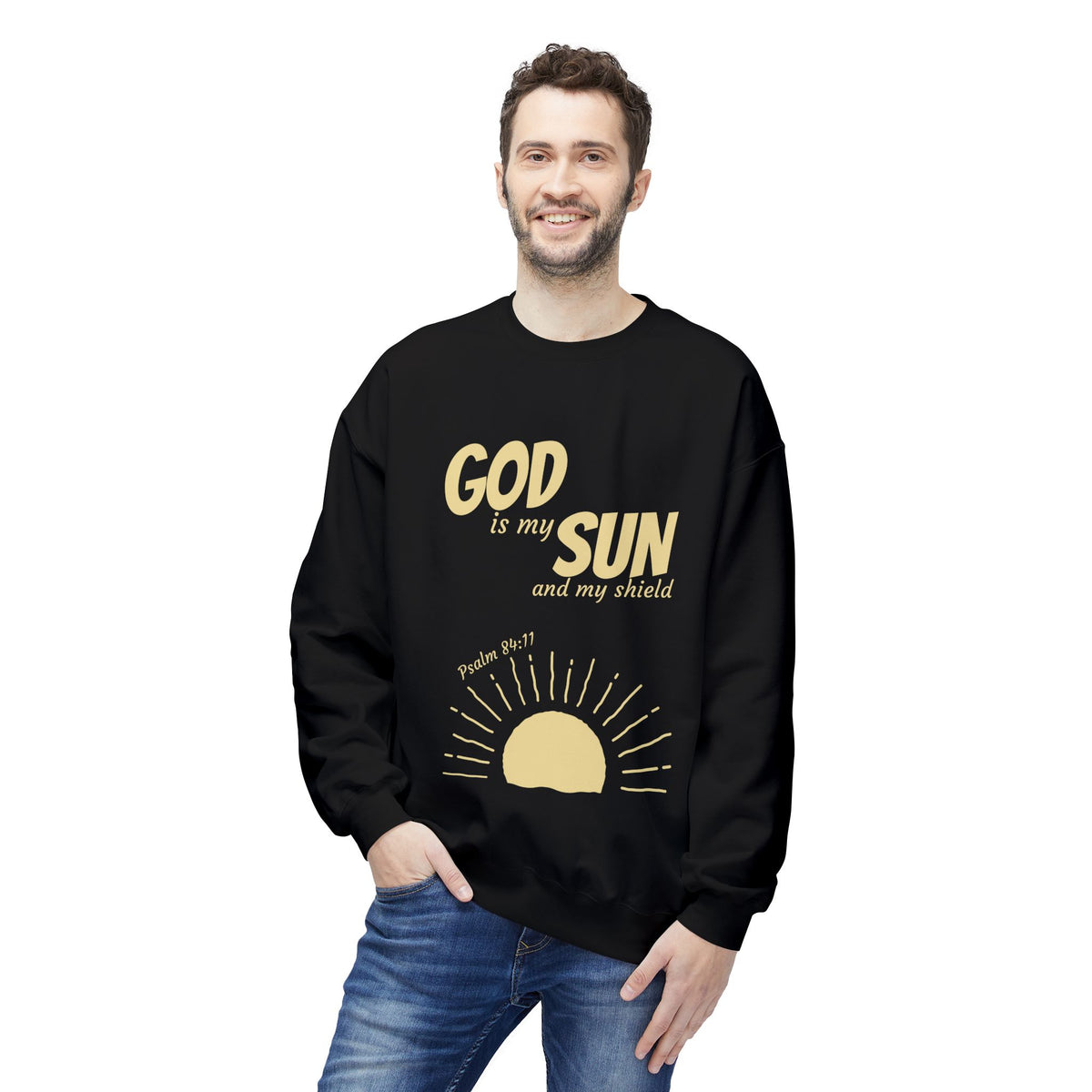 God is my Sun Crewneck Sweatshirt
