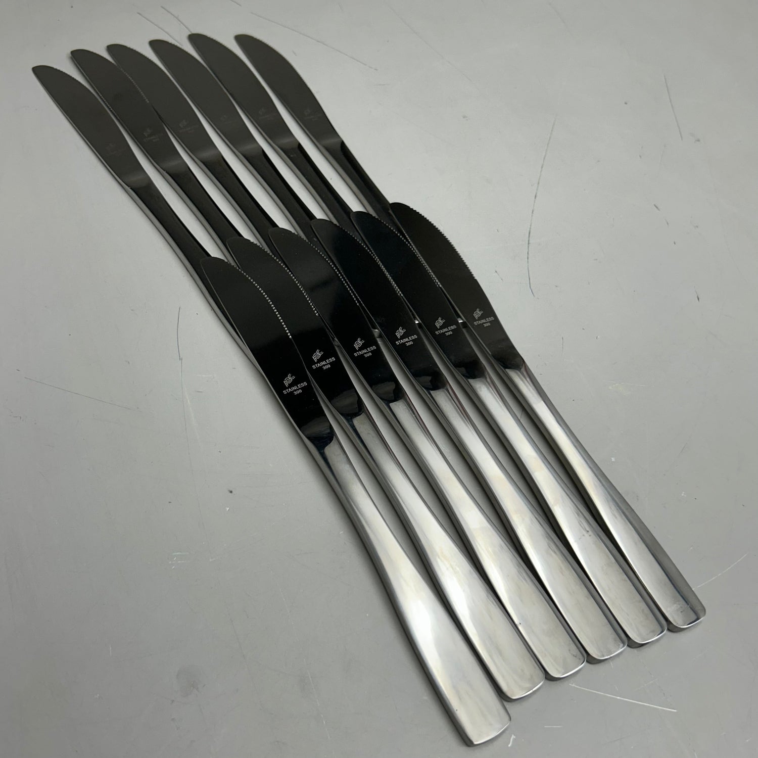 ABC (12 Pack) Stainless Steel Norfolk Stamped Dinner Knife 8.5" NOR-08 (New Other-Distressed Packaging)