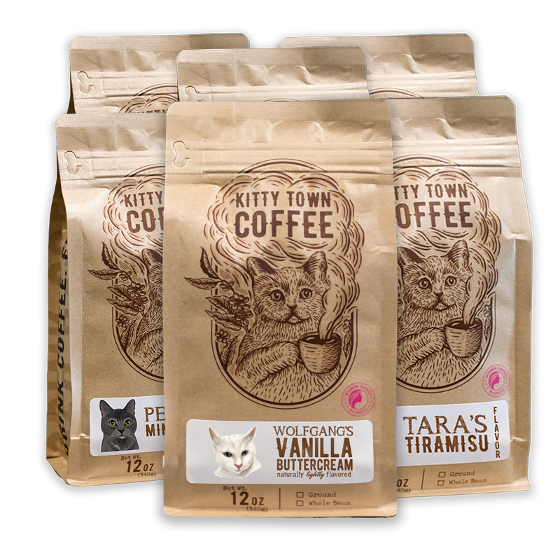 6-Bag Single-Origin Coffee Sampler – Albert, Fezzik, Simba, Tia, Pip & Thuthan