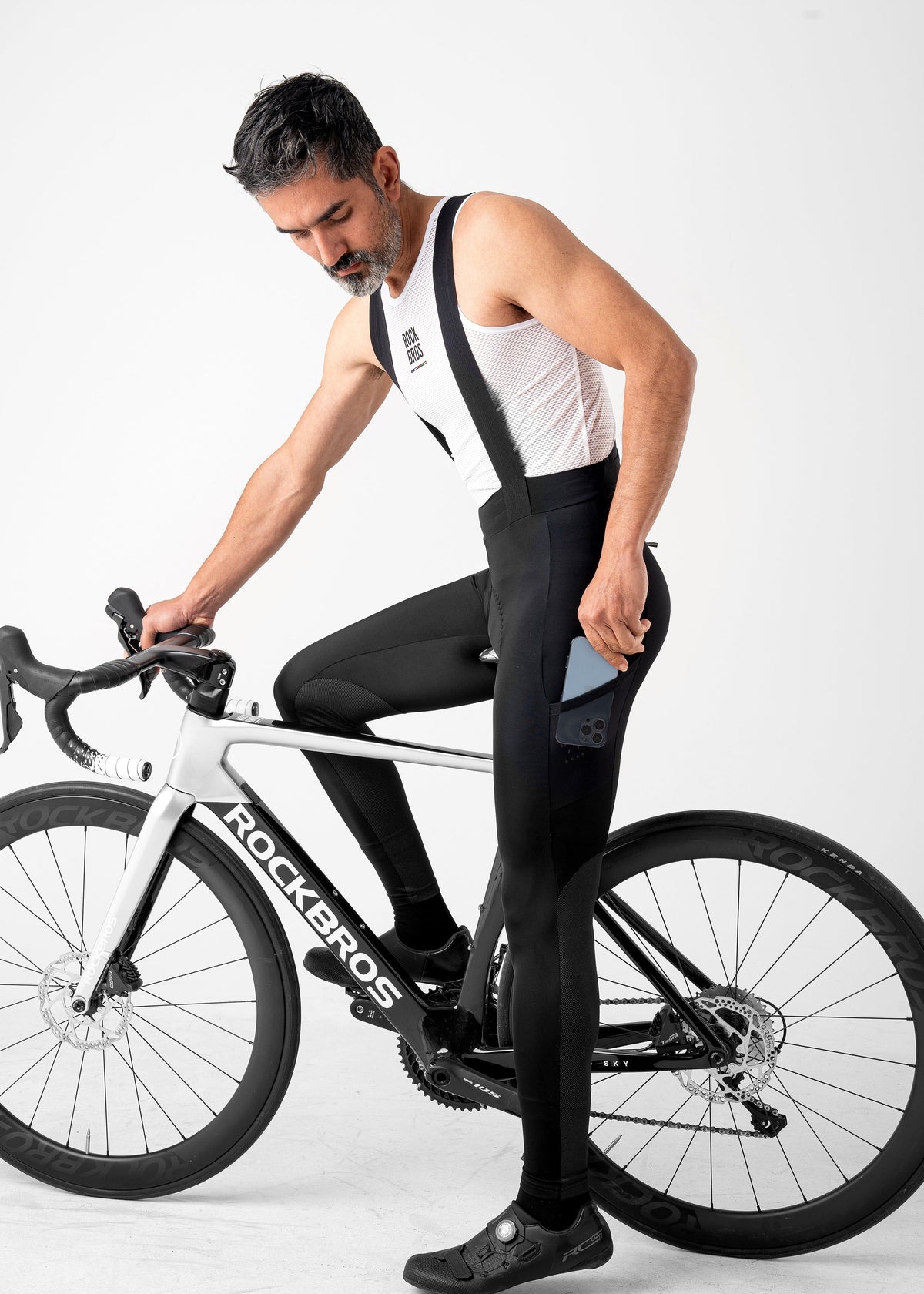 Pantalones con tirantes ROCKBROS Road-to-Sky para hombre