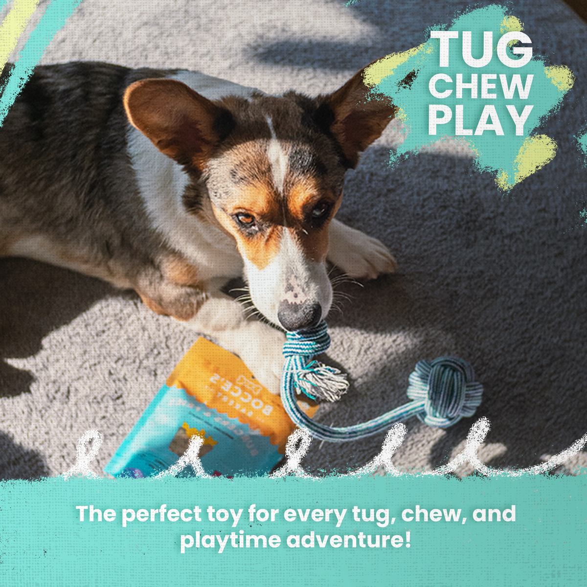 Get'N Knotty Rope Toy – Heavy Duty Cotton Tug & Chew