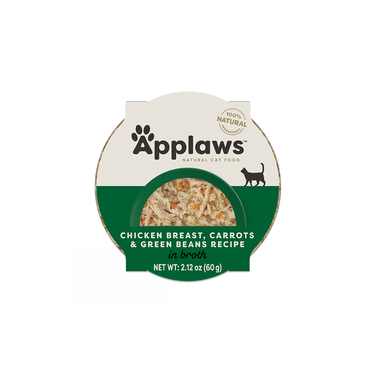 Applaws Pechuga de Pollo con Zanahorias y Judías Verdes (60g)