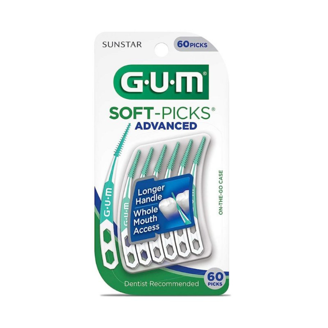 Palillos dentales GUM Advanced Soft-Picks (60 unidades)