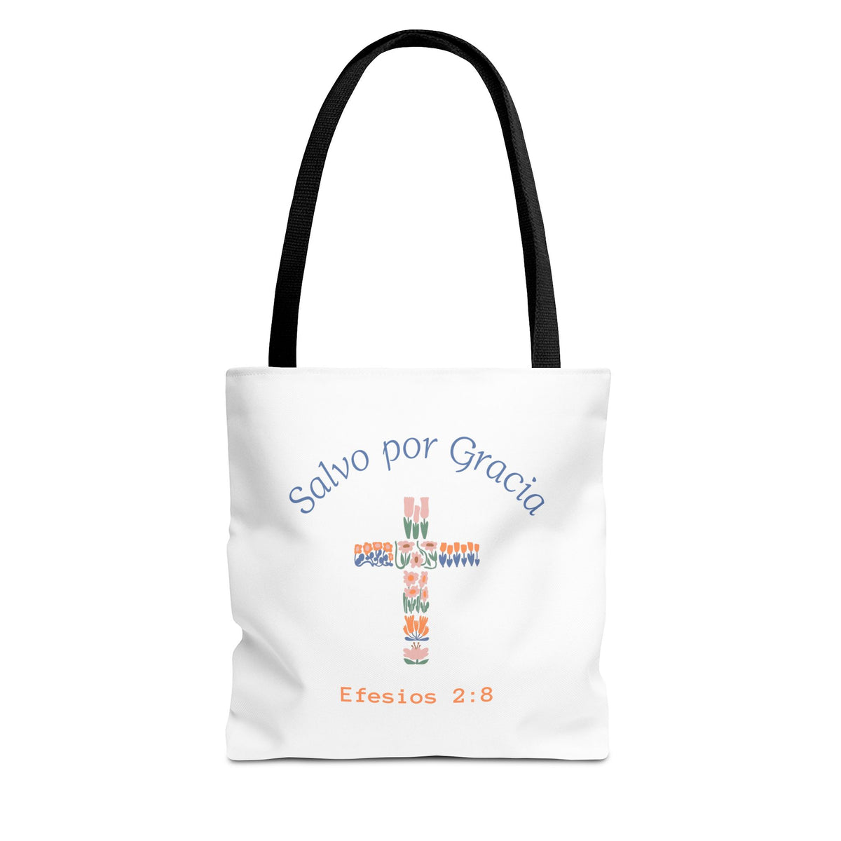 Bolsa de tela cristiana — "Salvo por Gracia"