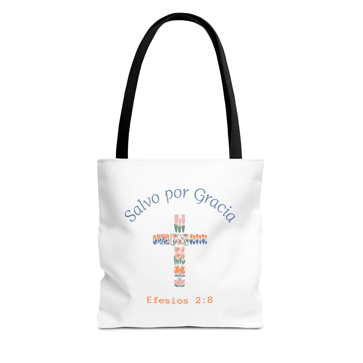 Christian Tote Bag — "Salvo por Gracia"
