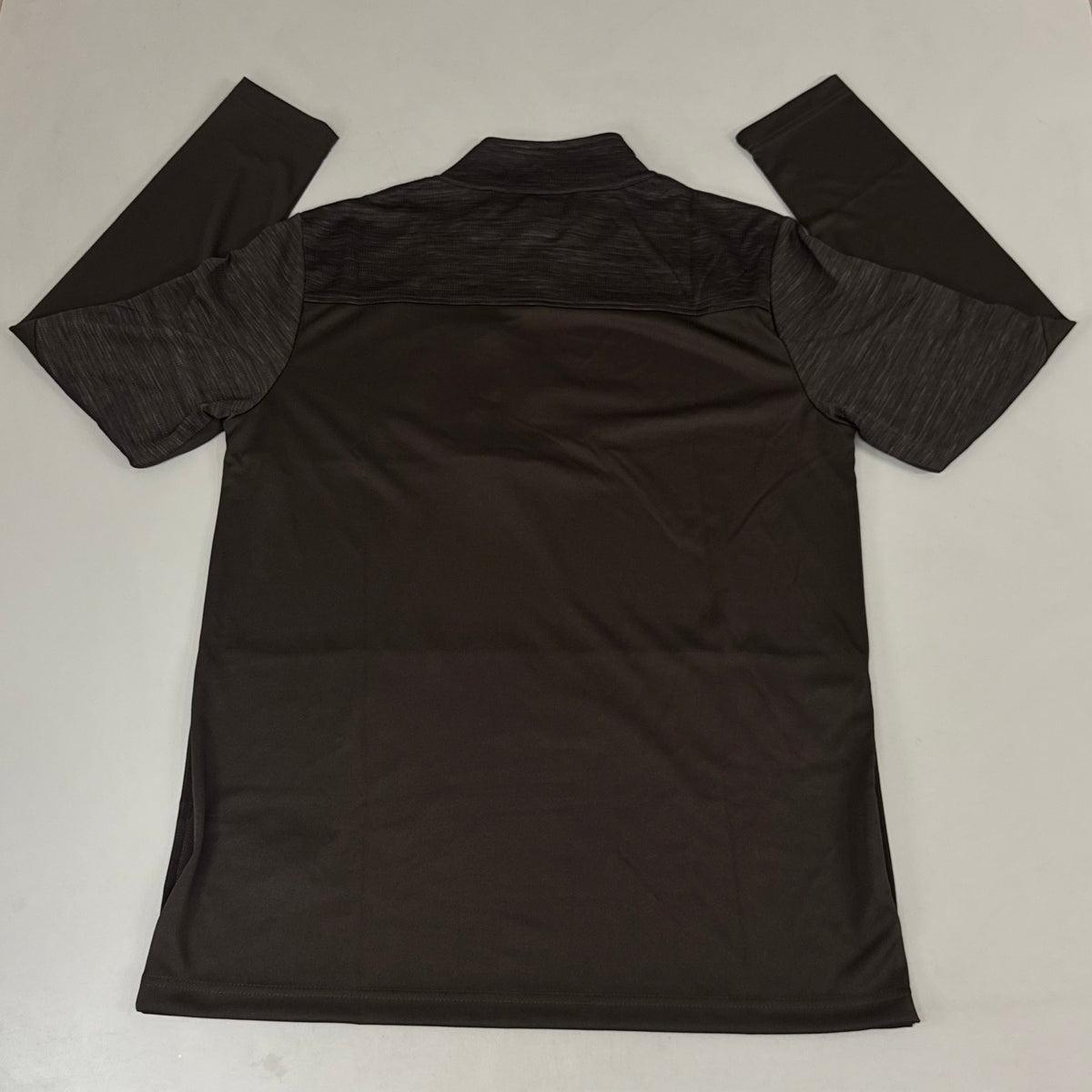 Camiseta NFL Cleveland Browns con cremallera de un cuarto, manga larga, talla L, marrón, 1802969